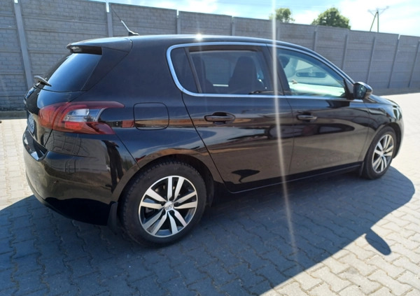 Peugeot 308 cena 49900 przebieg: 87490, rok produkcji 2019 z Wągrowiec małe 191